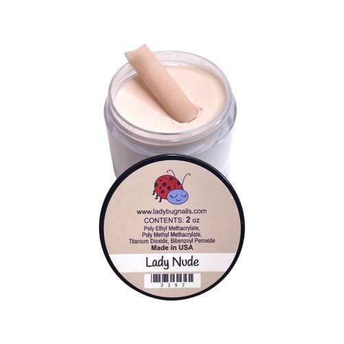 LadyBug Lady Nude Acrylic Powder 2 Oz