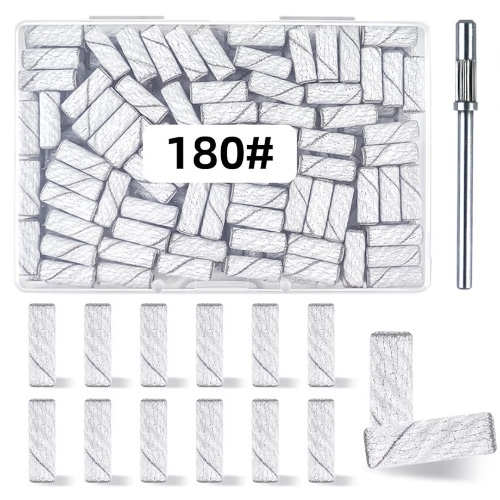 Small Sanding Bands + 3.1mm mandrel bit size-100 pcs 180 Gri